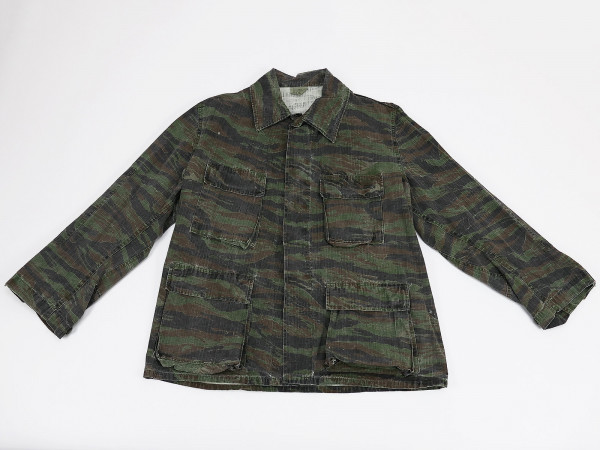 US Army Jungle BDU Jacket Feldjacke Tiger Stripe Vietnam Special Forces Größe Large