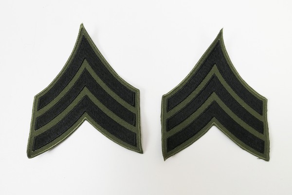 US ARMY Vietnam Ranks Dienstgradabzeichen - Sergeant SGT E5 - Uniform Rangabzeichen 1968