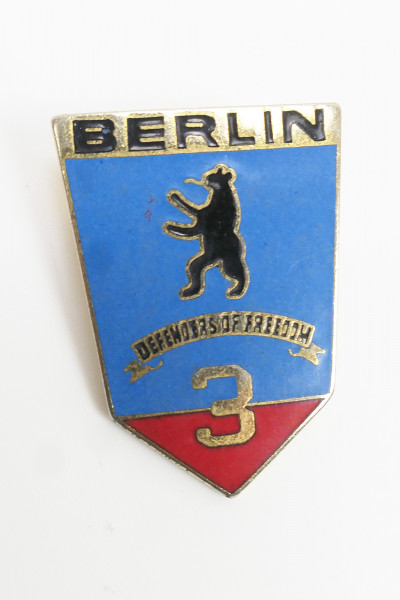 #1 Crest USA 3th Infanterie Bataillon 1963-84 Berlin Abzeichen an Nadel
