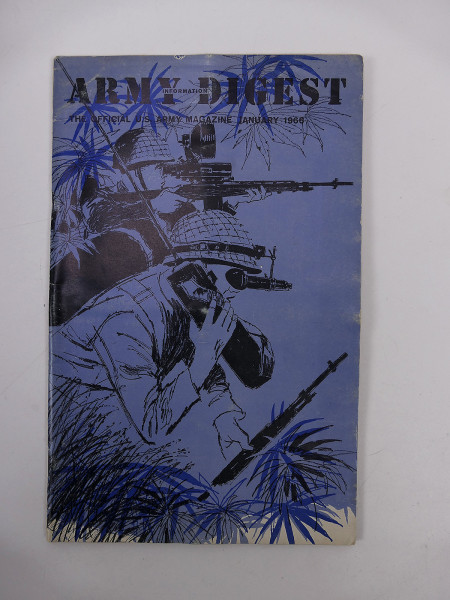 US ARMY Information Digest Heft Magazin Zeitschrift NAM Vietnam Januar 1966