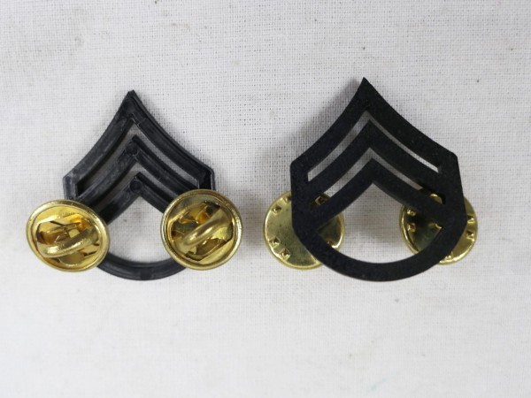 US ARMY Ranks Dienstgradabzeichen Kragen S/Sgt Staff Sergeant Uniform Rang Abzeichen Pin