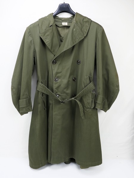 Original US Overcoat Field OD7 Mantel Trench Coat 1946 Gr. Large
