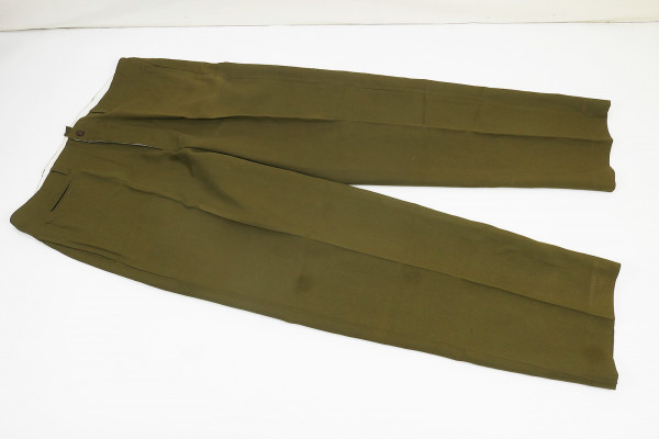 #2 Einzelstück - US WW2 M1937 Feldhose M37 Mustard Field Trousers Wool - Gr.M