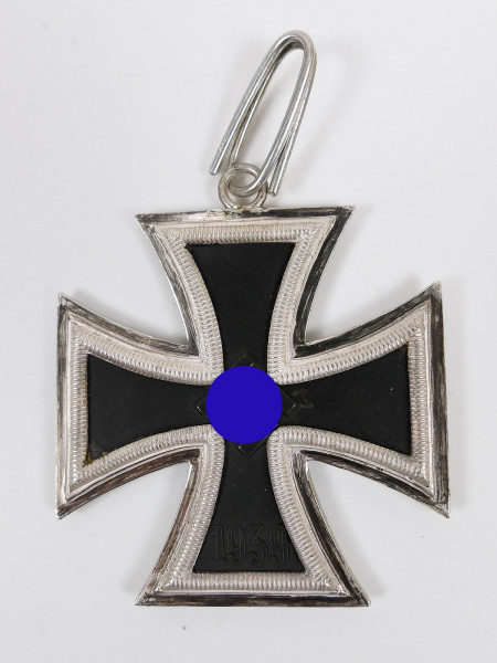 Wehrmacht Ritterkreuz des Eisernen Kreuzes "2" C.E. Juncker 800er Silber Museumsanfertigung