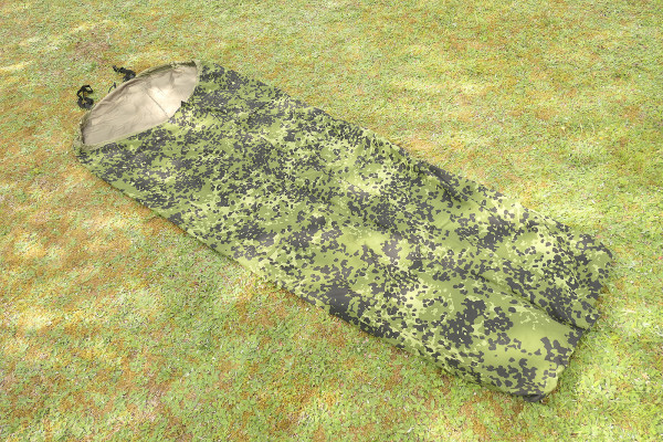 #2 HMAK Regenschutz der dänischen Armee Größe N Biwaksack 1999 Sleeping Bag Cover Flecktarn