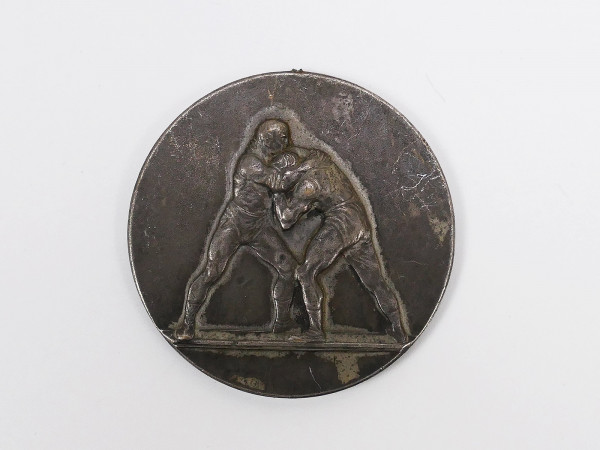 Medaille für den 9. Platz im Ringen d. Nationalen Wettstreits in Stuttgart 1920