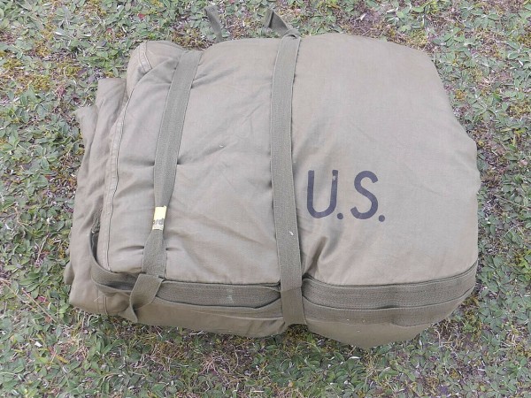 US ARMY Bag Sleeping Comforter Regular Korea Feather / Daunen Schlafsack 1952