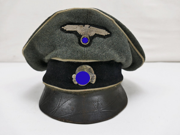 Waffen SS VT Schirmmütze Crusher Cap Gr.58 mit Effektenmix