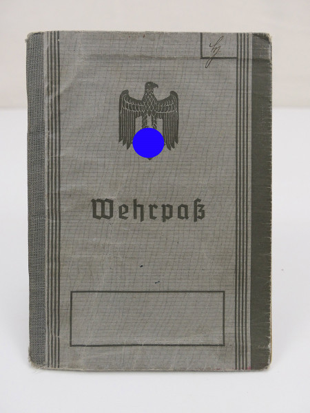 Wehrmacht Wehrpaß 1936-44 eines Panzergrenadiers