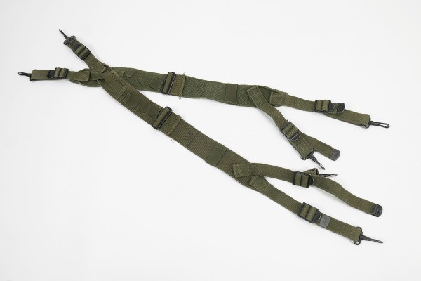 #6 ORIGINAL US ARMY WW2 Suspenders Koppeltragehilfe oliv