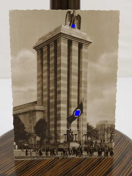 #71/ Postkarte / PK 3.Reich Das Deutsche Haus Weltausstellung Paris 1937