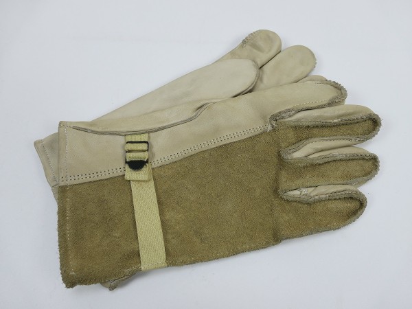 US Military Work Gloves Heavy Duty Cattlehide Leder Handschuhe MG Gunner Arbeitshandschuhe Gr.4
