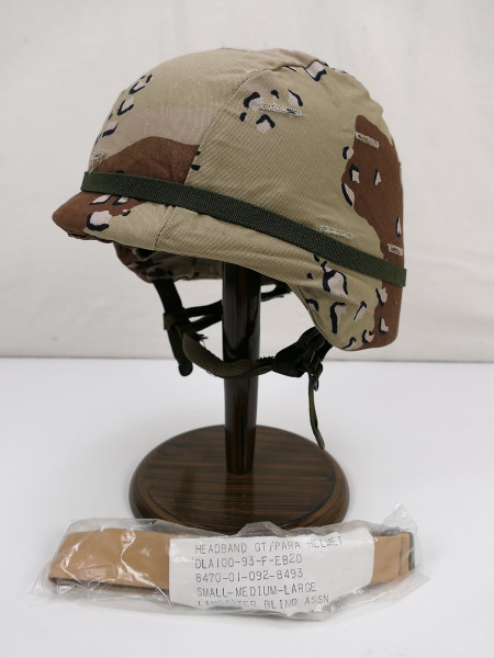 Combat Helmet Paratrooper Airborne PASGT Gefechtshelm Helm Gr. M + US Desert Helmbezug