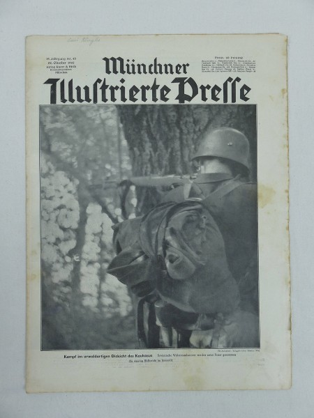 Münchner Zeitschrift Illustrierte Presse Zeitung JG19/Nr.43 Ausgabe 22. Oktober 1942