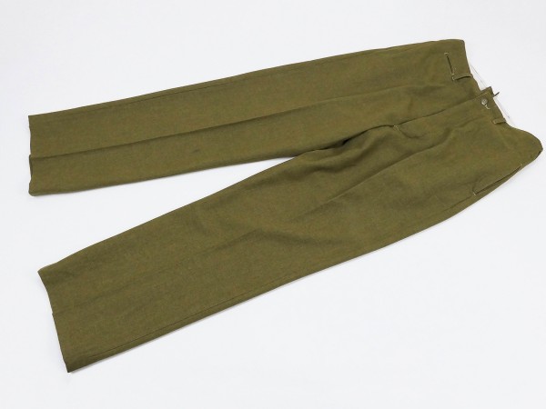 #1 Einzelstück - US M1937 Feldhose M37 Mustard Field Trousers Wool ANTZ MIT MAßEN