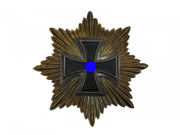 Bruststern zum Großkreuz des Eisernes Kreuz 1939 mit goldenen Strahlen