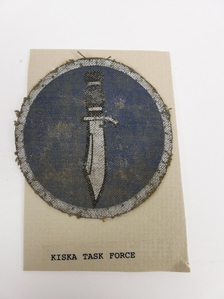 Original US ARMY WW2 Abzeichen Badge Kiska Task Force Patch - U.S. Command / Special Units