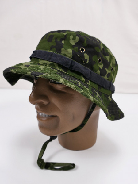 Dänemark ARMY ORIGINAL Combat Hat woodland camouflage Boonie Hat Buschhut Gr.61