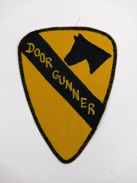 US ARMY 1st Cavalry Division Patch DOOR GUNNER Vietnam