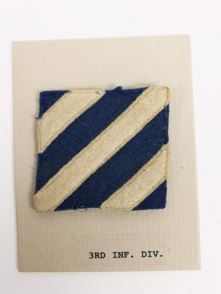 Original US ARMY WW1 Infanterie Divisionsabzeichen Patch - 3rd Infantry Division Abzeichen