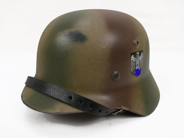 Wehrmacht Stahlhelm M40 NORMANDIE SD Tarnhelm Gr.59/60