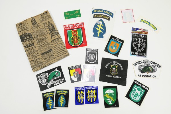US Special Forces Konvolut - Aufkleber Sticker Patches Abzeichen