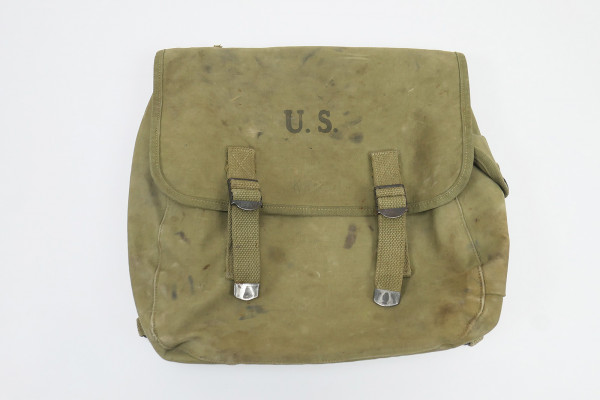 Original US Army M-1936 Musette Bag Kampftasche 1943