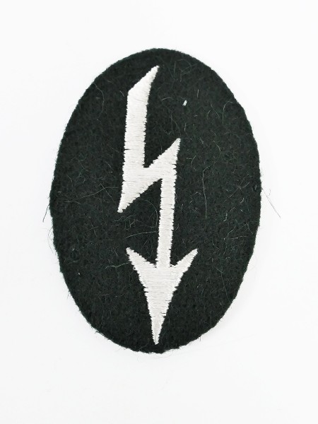 Wehrmacht Infanterie Funker Blitz Ärmelabzeichen Feldbluse