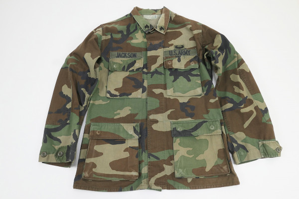 US Army Feldhemd Coat Camouflage Woodland Hot Weather - mit Maßen