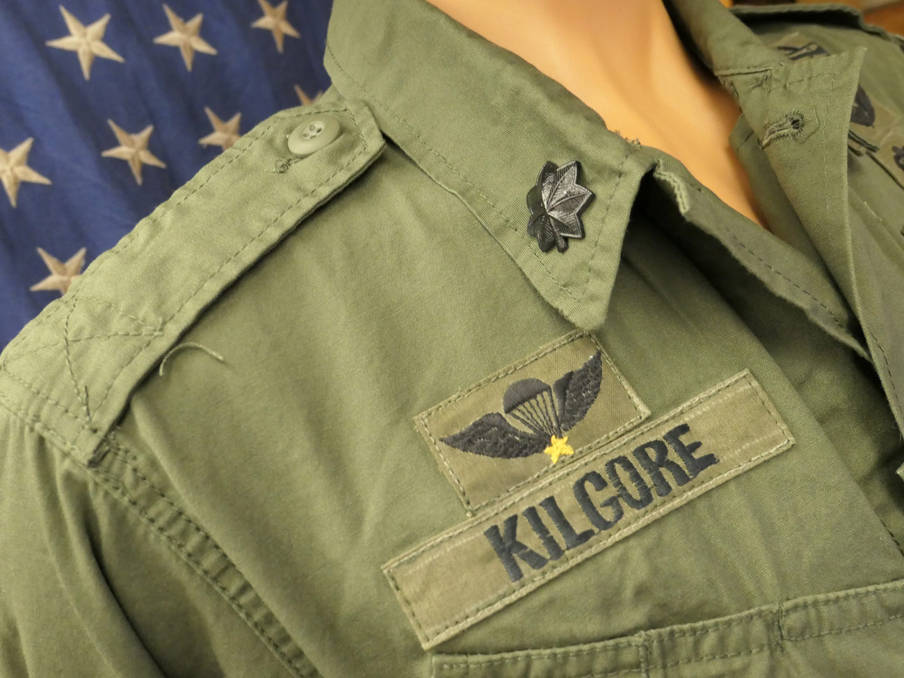 US Army Vietnam Jungle M64 Uniform komplett Lt Colonel Bill Kilgore Kostüm Hut