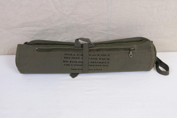 US ARMY WW2 JEEP CANVAS ROLL MAP CASE / ROLL KARTENTASCHE ROLLER WILLYS FORD GPW
