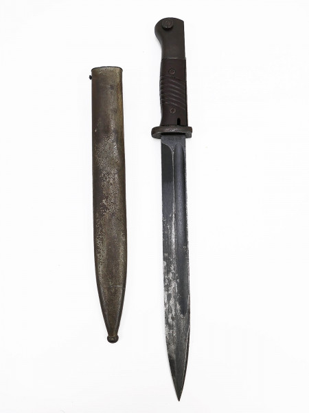 Wehrmacht Bajonett M84/98 K98 / Seitengewehr 44 clc mit Scheide