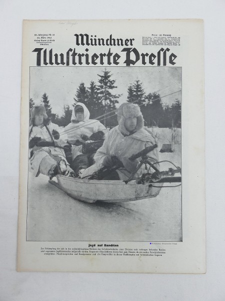 Münchner Zeitschrift Illustrierte Presse Zeitung JG.20/Nr.12 Ausgabe 25. März 1943