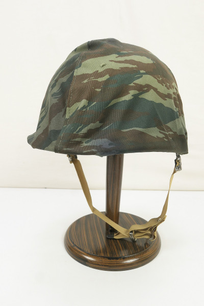 Griechischer M1 Stahlhelm Helm mit Liner und Lizard Helmbezug Tarnbezug