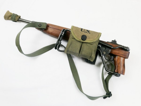 M1 Carbine Klappschaft Deko Modell Filmwaffe + Tragegurt + Magazintasche