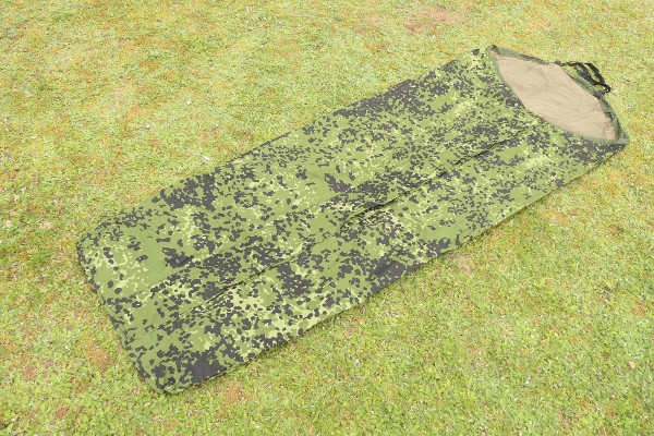 #5 HMAK Regenschutz der dänischen Armee Größe N Biwaksack 1999 Sleeping Bag Cover Flecktarn