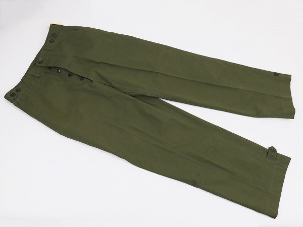 MINT Einzelstück Original US WW2 HBT Vintage Trousers Fischgrät Hose 1944 Feldhose 34inch