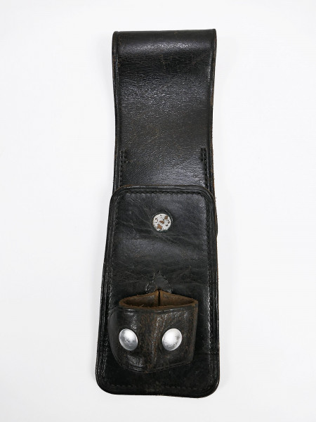 Original US ARMY MP Schlagstock Halter Leder Military Police 1951 Korea Vietnam