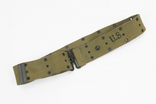 Original M-1936 US Army WW2 Pistol Belt Lochkoppel S.F.CO. 1942