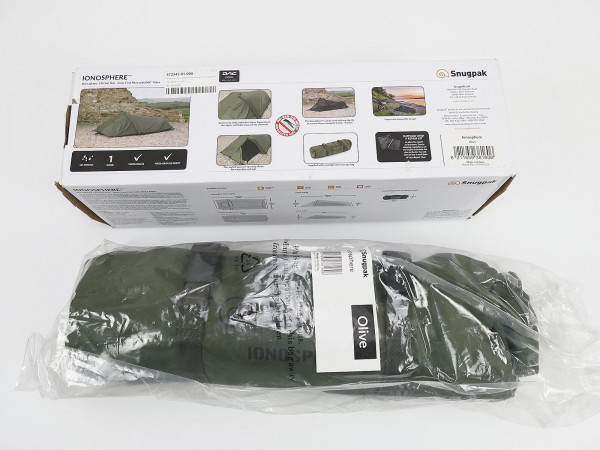 NEUWERTIG Snugpack IONOSPHERE Biwakzelt Biwaksack Einmannzelt Tunnelzelt Outdoor Survival
