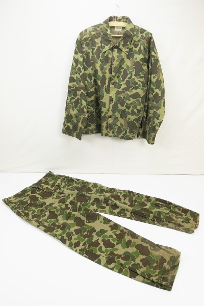 US Army Vintage Vietnam Duck Hunter Shirt + Trousers Camouflage Feldhemd und Hose