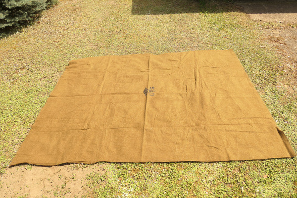 US Army Wool virgin Blanket Oliv Drab Aesculab US Wolldecke 1951