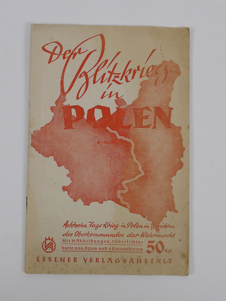 Original Heft " Der Blitzkrieg in Polen " Oberkommando der Wehrmacht