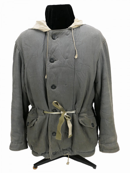 Wehrmacht antike Winterwendejacke Wendeparka Wendejacke Parka Mausgrau / Weiß Gr.2