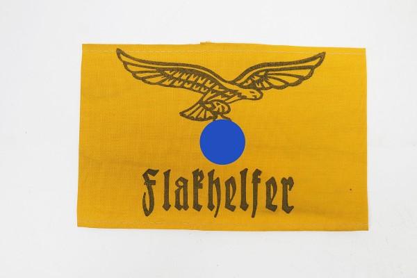 Wehrmacht Luftwaffe Armbinde Flakhelfer