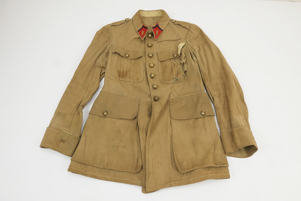 WW2 Uniformjacke Frankreich Offizier Artillerie Französische Armee
