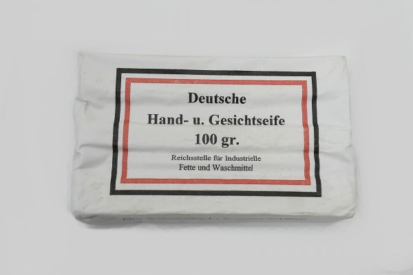1x Stück Wehrmacht Deutsche Hand- und Gesichtsseife 100 gr.