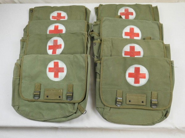 MUSETTE BAG Typ US ARMY WW2 Sani Sanitäter Rot Kreuz Red Cross Willys Jeep