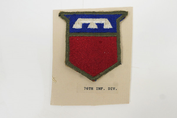 Original US ARMY WW2 Infanterie Divisionsabzeichen Patch - 76th Infantry
