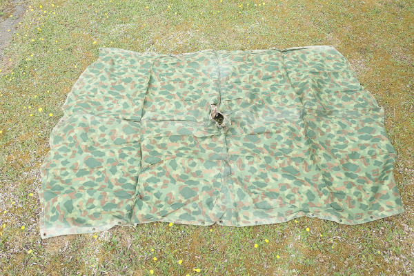 #AA USMC MARINES WW2 Pacific Poncho camouflage 1945 Duck hunter Jungle shelter